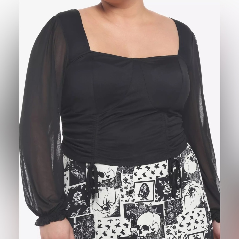 Hot Topic Cosmic Aura Womens Size 2X Whimsigoth Top Stretch Goth Grunge Witchy